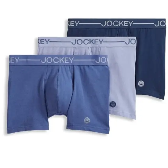 Jockey Men's Organic Cotton Stretch 4" Trunk - 3 Pack image {4}