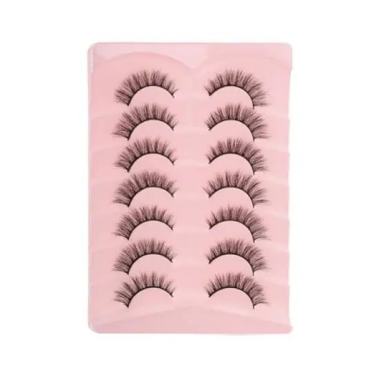 Unique Bargains 5D False Eyelashes Black 7 Pairs image {8}