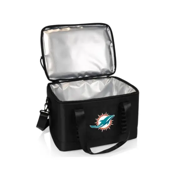 NFL Miami Dolphins Thick Sustainable 24 Can Soft Cooler image {2}