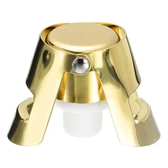 Unique Bargains Reusable Vacuum Stainless Steel Wine Stoppers for Champagne Beer image {5}
