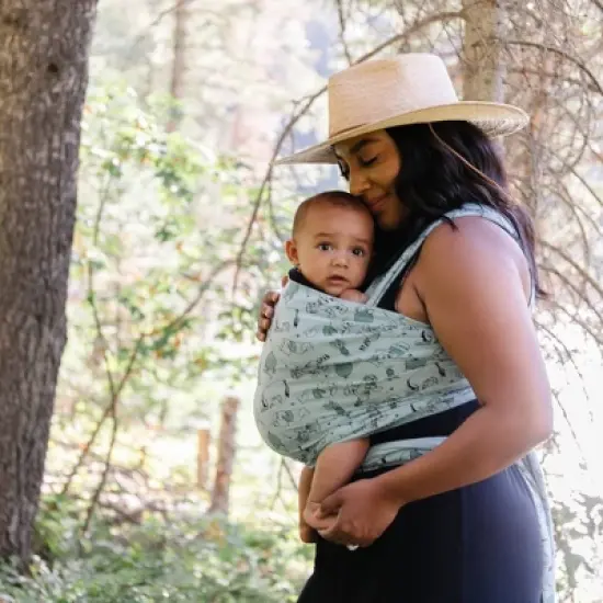 Moby Wrap Feather Knit Baby Carrier image {9}