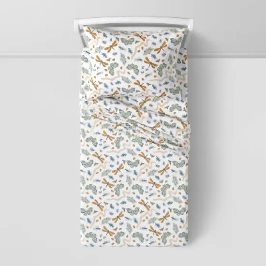 Insect Print Cotton Kids' Sheet Set - Pillowfort&trade; image {1}