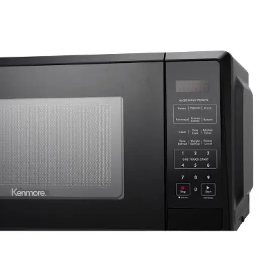 Kenmore 1.1 cu ft Microwave - Black: Countertop Oven, 1000W, Child Lock, 6 Programs, 1 Year Warranty image {7}