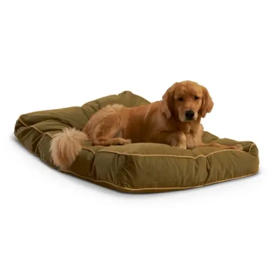 Kensington Garden Buster Rectangle Pillow Dog Bed - Moss image {8}