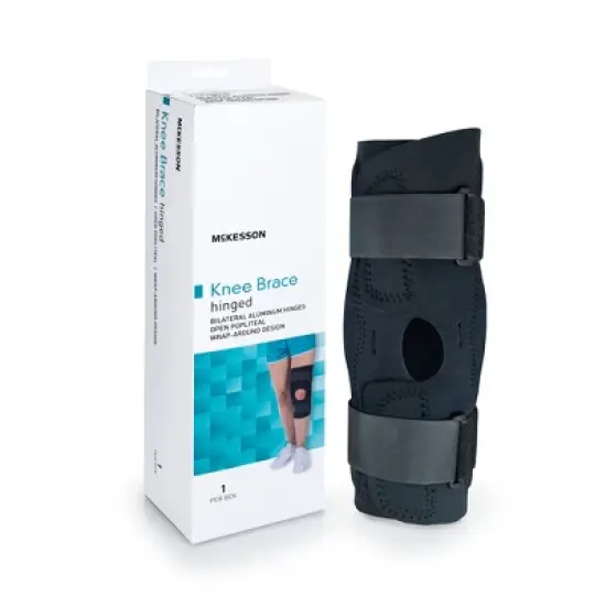 McKesson Hinged Knee Brace with Open Patella image {12}