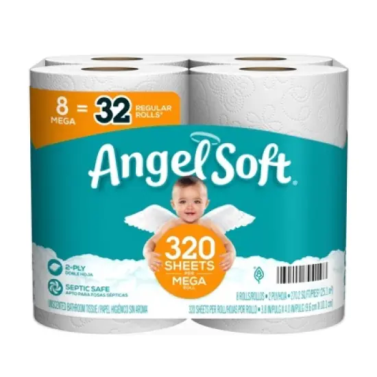 Angel Soft Toilet Paper image {9}