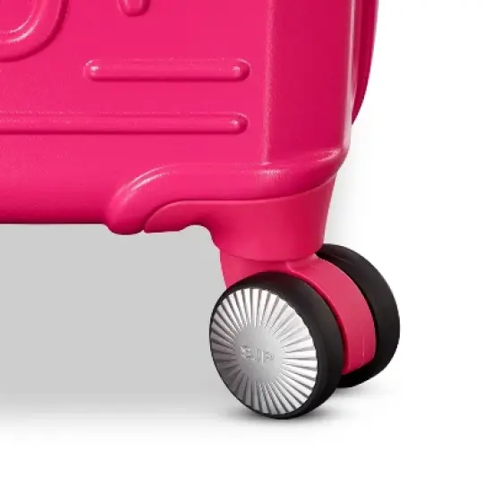 Sarah Jessica Parker Signature Hardside Expandable Large Checked Spinner Suitcase - Candy image {4}