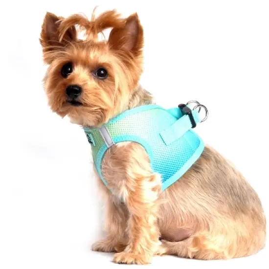 Doggie Design American River Choke Free Dog Harness Ombre Collection-Aruba Blue image {3}