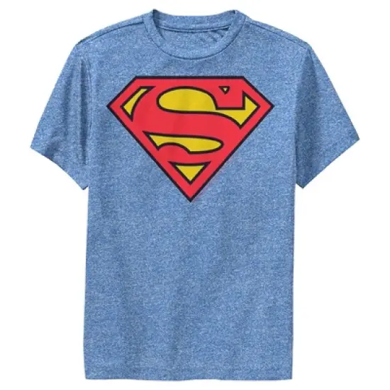 Boy's Superman Classic Logo Performance Tee image {5}