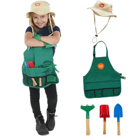 Bintiva Dress Up / Drama Play Trunk Set, Scienctist-Explorer-Gardening image {3}