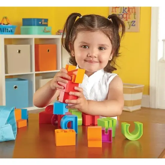 Learning Resources Letter Blocks, Fine Motor Toy, 36 Pieces, Ages 18 mos+ image {4}