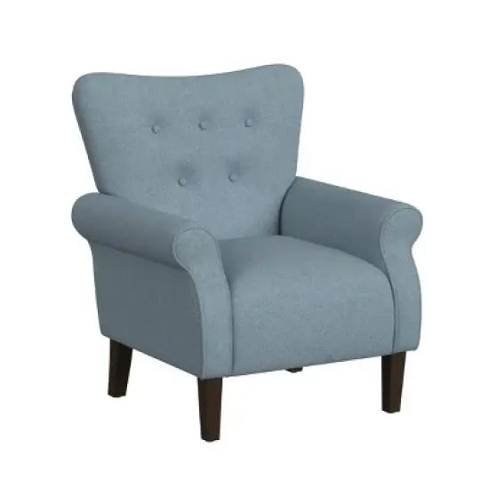Rolled Arm Accent Chair - HomePop image {1}