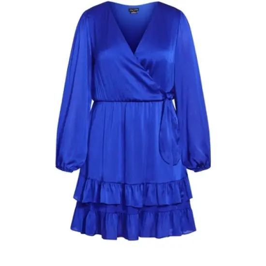 Women's Plus Size  Arya Dress - cobalt | CITY CHIC image {2}
