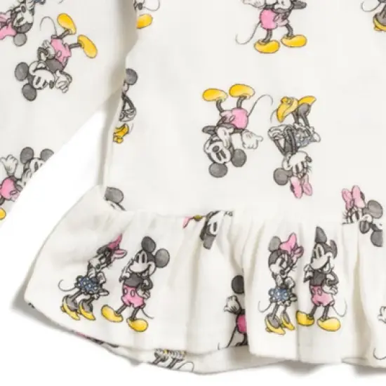Disney Mickey Mouse Minnie Mouse Girls Pullover Hoodie and Pants Outfit Set Toddler  image {5}