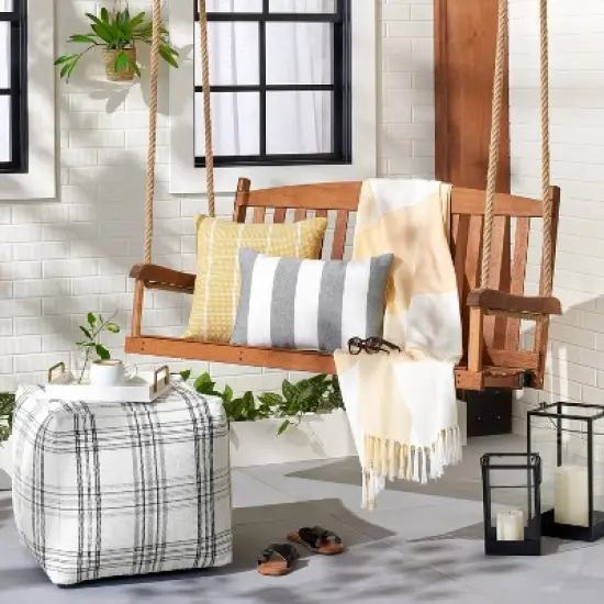 Bold Stripe Indoor/Outdoor Throw Pillow - Hearth & Hand&trade; with Magnolia image {1}
