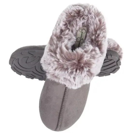 Jessica Simpson Womens Micro-Suede Clog Slipper image {6}