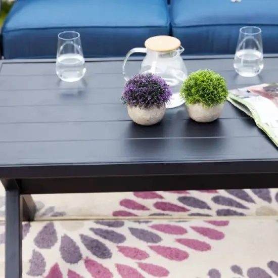 2pc Loveseat & Coffee Table Patio Set - Patio Festival
 image {1}