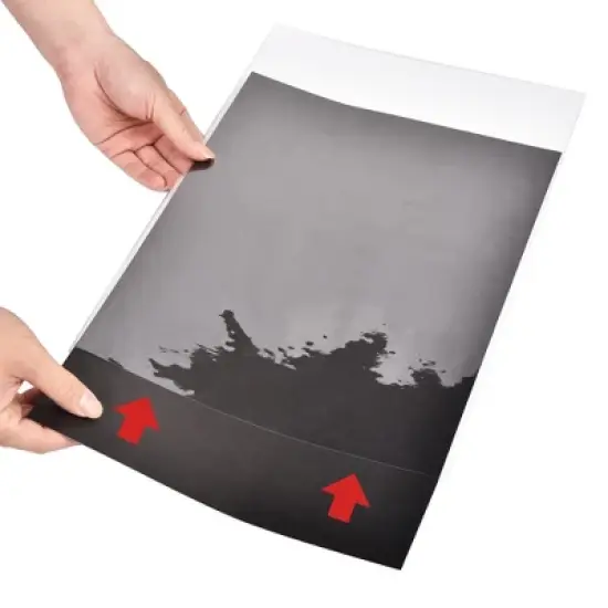 WeChef 11"x17" Double-Sided All Clear Vinyl Menu Cover 2 View Plastic Menu Holder Top Loading Restaurant Cafe 30 Pack image {3}