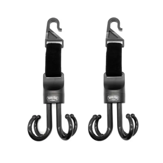 Toddleroo by North States Super Swivel Hooks for Car or Stroller - 2pk - Black image {7}