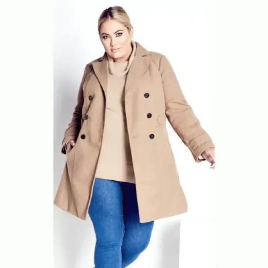 Women's Plus Size Rosie Cable Knit Sweater - cream | AVENUE image {6}