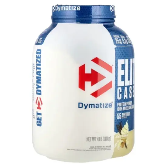 Dymatize Elite Casein&reg;, Smooth Vanilla, 4 lb (1.8 kg) image {3}