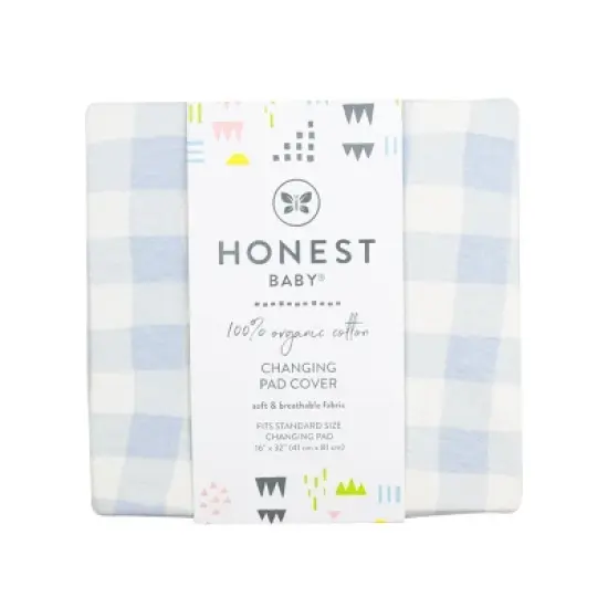 Honest Baby Organic Cotton Changing Pad Cover image {1}