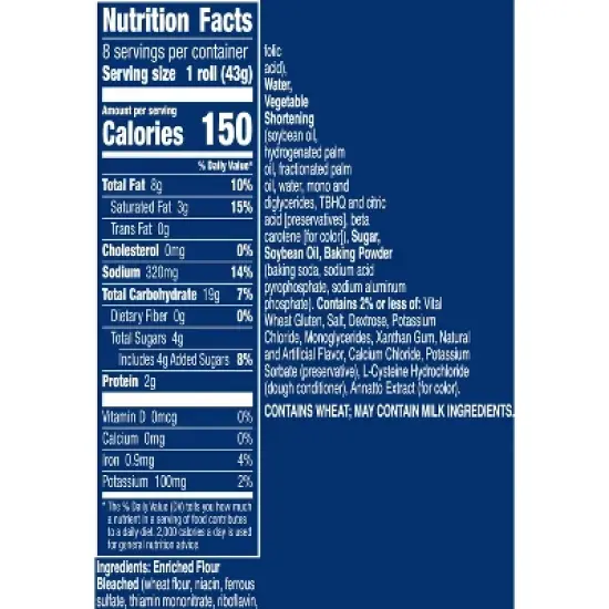 Pillsbury Grands! Big & Buttery Crescent Rolls - 12oz/8ct image {8}