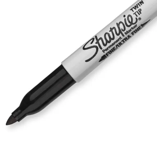 Sharpie Twin Tip Permanent Marker Fine/Ultra Fine Point 4/PK Ast 32175PP image {3}
