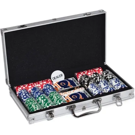 MasterPieces Casino Style 300 Piece Poker Chip Set - NFL Chicago Bears image {2}