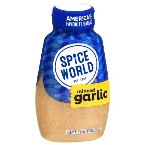 Spice World Premium Minced Squeeze Garlic - 9.5oz image {2}