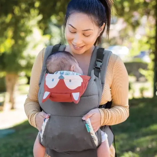 Infantino Cuddle Up Ergonomic Hoodie Carrier - Fox image {4}