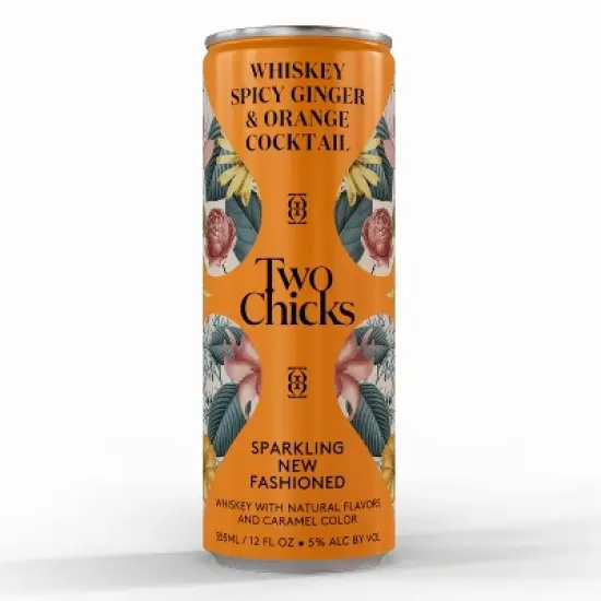 Two Chicks Sparkling New Fashioned Cocktail - 4pk/355ml Cans image {1}