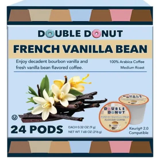 French Vanilla Bean Flavored Coffee Pods image {1}