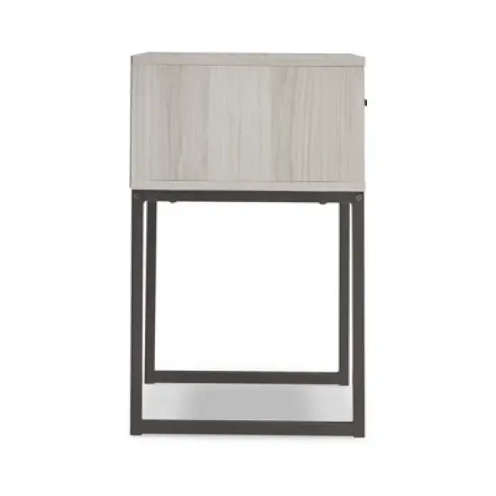 Signature Design by Ashley Contemporary Socalle 1 Drawer Nightstand, Light Natural image {3}