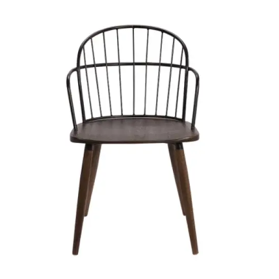 Bradley Steel Framed Side Chair - Armen Living image {1}