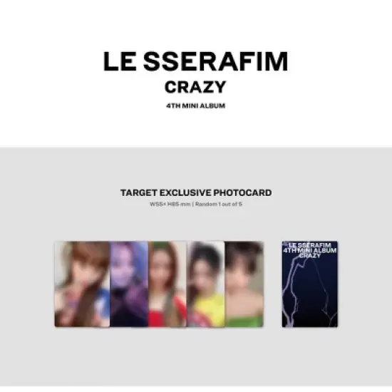 Le Sserafim - 4th Mini Album - Crazy (Target Exclusive, CD) image {2}