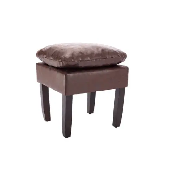 18" Square Pillowtop Ottoman - WOVENBYRD image {4}