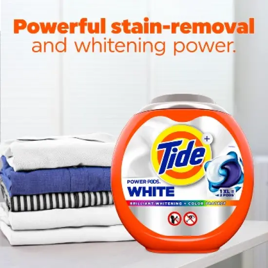 Tide Power Pods Ultra Oxi Whitening HE Compatible Laundry Detergent image {7}
