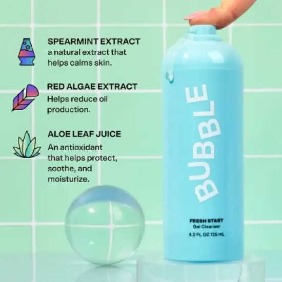 Bubble Skincare Fresh Start Gel Cleanser - 4.2 fl oz image {2}
