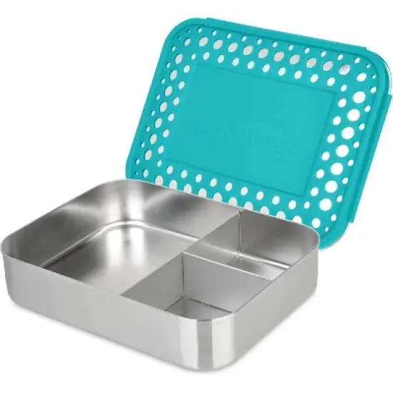 LunchBots Large Trio Stainless Steel Bento Box image {8}