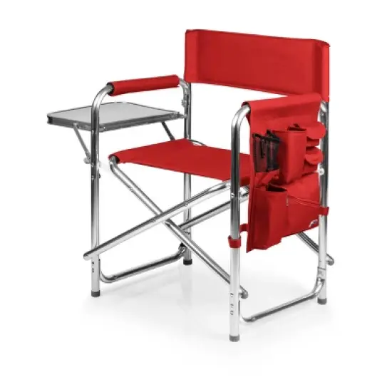 NCAA Ohio State Buckeyes Portable Camp Chair with Side Table image {1}