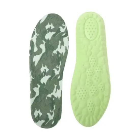 Unique Bargains Cloud Shoe Inserts Fit Shoe Camouflage Gray Green 1 Pair image {2}