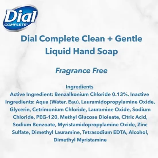 Dial Antibacterial Sensitive Hand Soap -  Fragrance Free - 11 fl oz image {9}