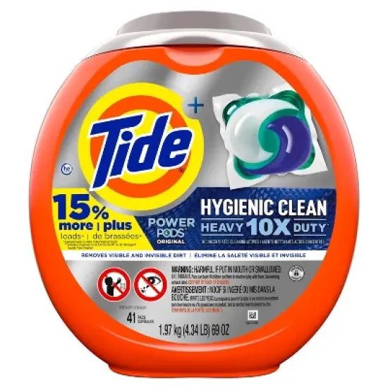 Tide Hygienic Clean Heavy Duty Power Pods Laundry Detergent Pacs - Original image {1}
