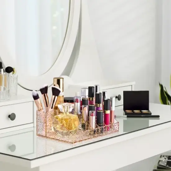 Sorbus 16 Slot Glitter Acrylic Makeup Organizer image {5}