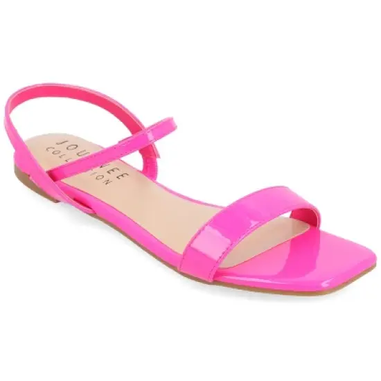 Journee Collection Womens Karren Tru Comfort Foam Pull On Sling Back Flat Sandals image {11}