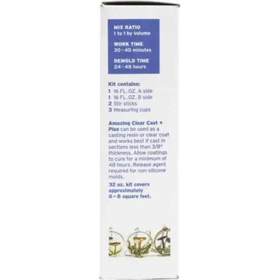 Amazing Clear Cast Plus Epoxy Kit 32oz-32oz image {3}