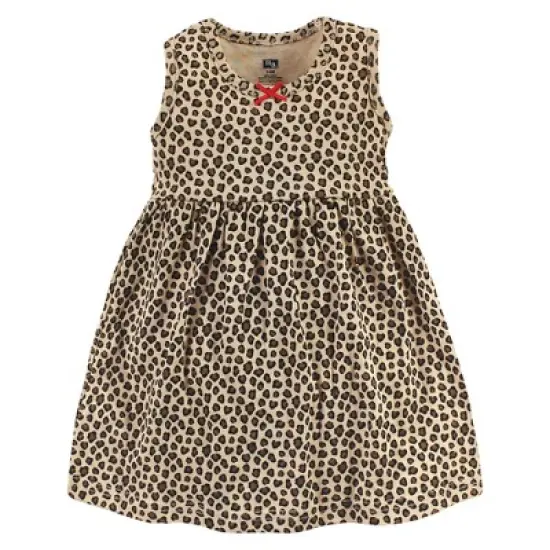 Hudson Baby Infant Girl Quilted Cardigan and Dress, Leopard Red image {3}