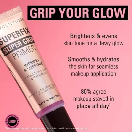 Makeup Revolution Superfix Grip Primer - 0.81 fl oz image {3}
