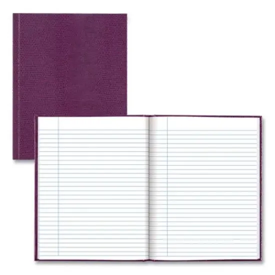 Blueline Executive Notebook, 1-Subject, Medium/College Rule, Grape Cover, (72) 9.25 x 7.25 Sheets image {4}